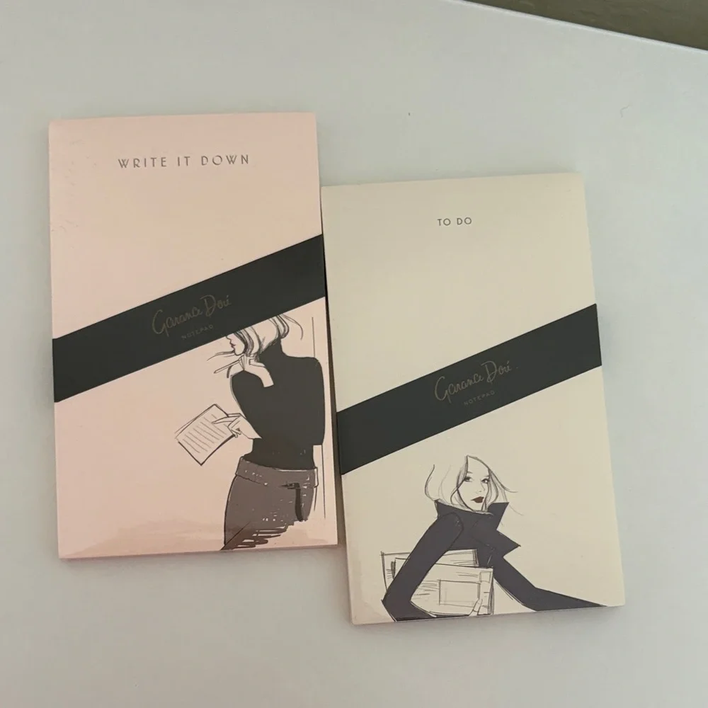 NWT Set of 2 Rifle Paper Co. x Garance Doré To‎ Do Notepads Padfolio Notebook